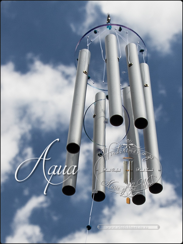 Aqua wind chime - Windchimes.co.za
