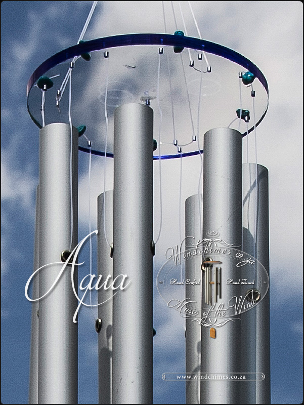 Aqua wind chime - Windchimes.co.za
